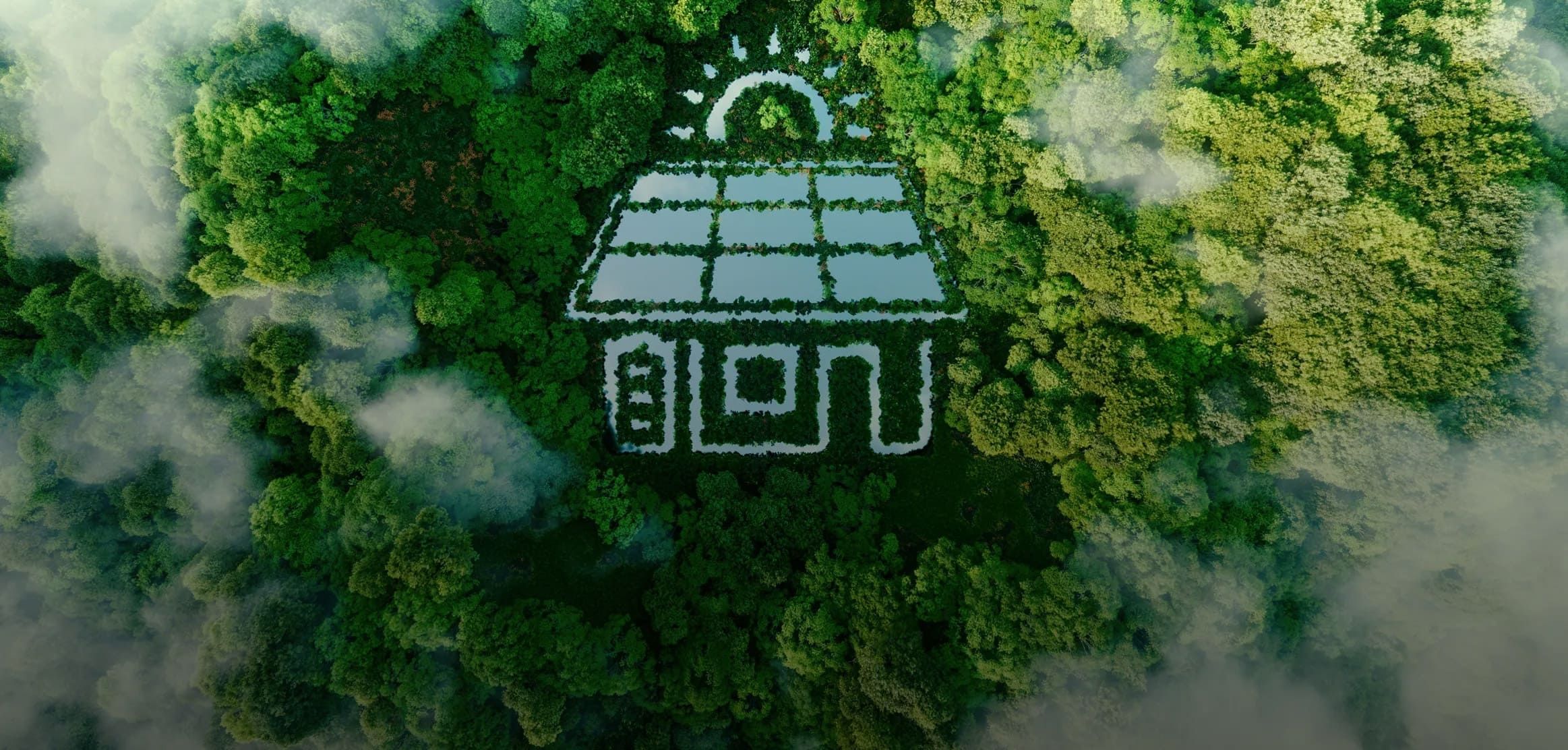 Nachhaltiges Haus mit Solaranlage als Symbol für energieeffizientes und umweltfreundliches Bauen